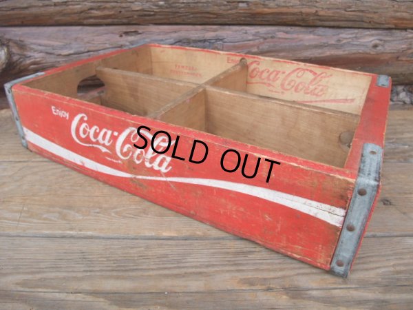 画像1: Vintage Coca Cola Wood Box (AC-657) 