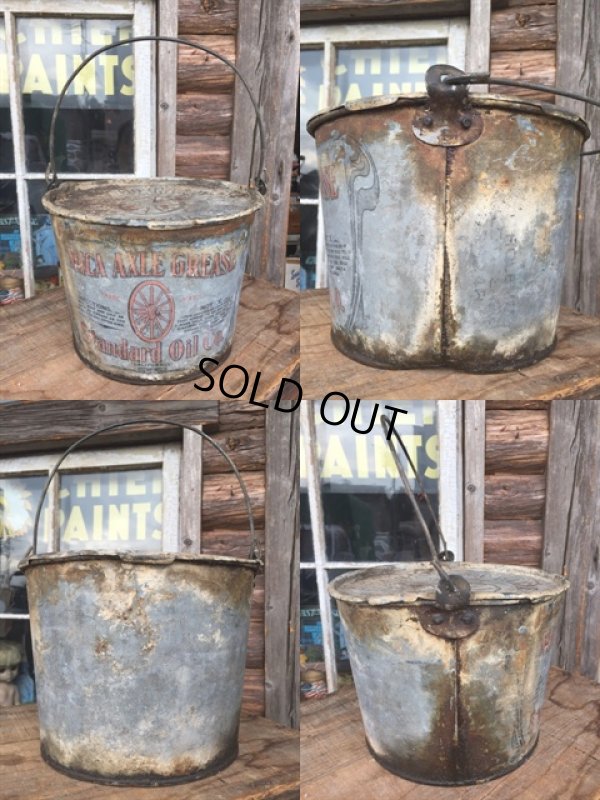 画像3: 20s Vintage Standard Oil Mica Axle Grease Can (MA300)