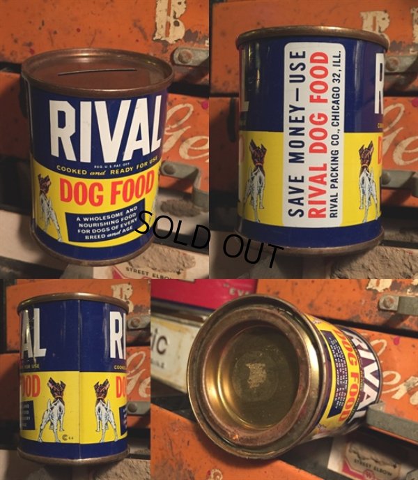 画像2: Vintage Rival Dog Food Mini Can Bank (MA389) 