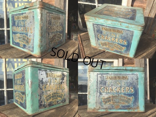 画像2: Vintage Fairy Soda Fine Crackers Tin Can Canco (MA478)