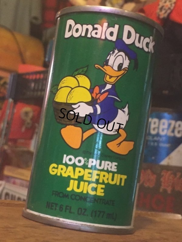 画像1: Vintage Donald Duck Grapefruit Juice Can (MA762)