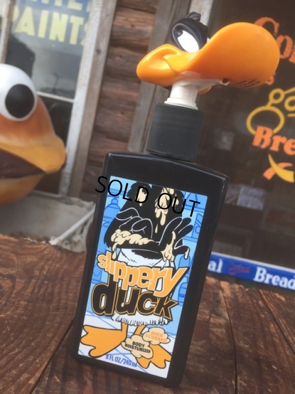 画像1: 90s Vintage WB Daffy Duck Body Moisturizer Bottle (AL014)