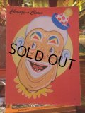 Vintage Card Bord Game Change-o-Clown (AL347)