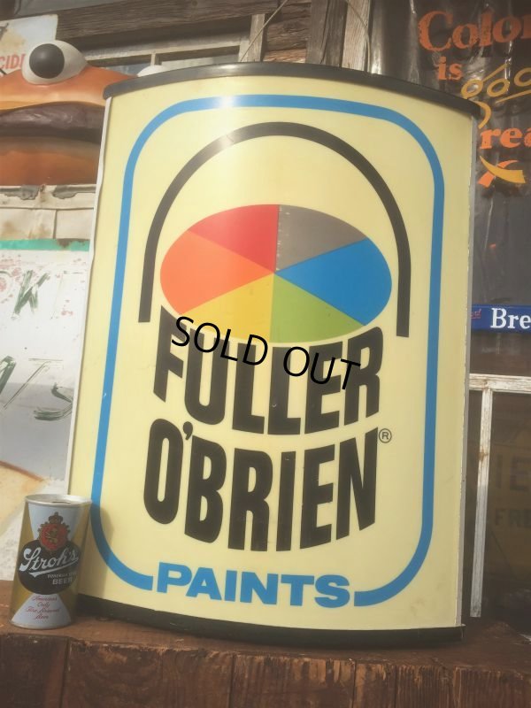 画像1: Vintage Fuller O'brien Paints Lighted Sign (AL422)