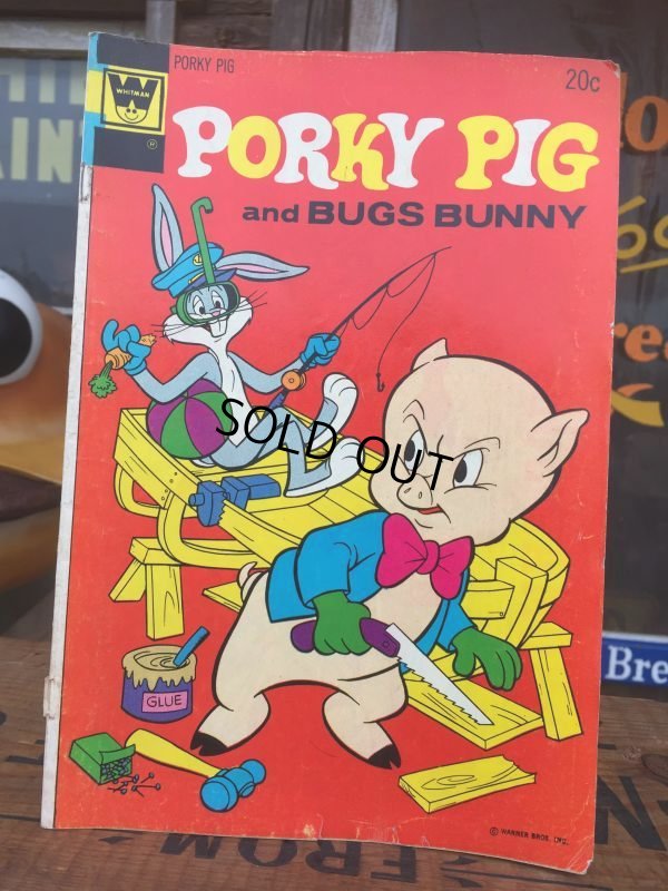 画像1: 70s Vintage Comic Porky Pig (AL5500) 