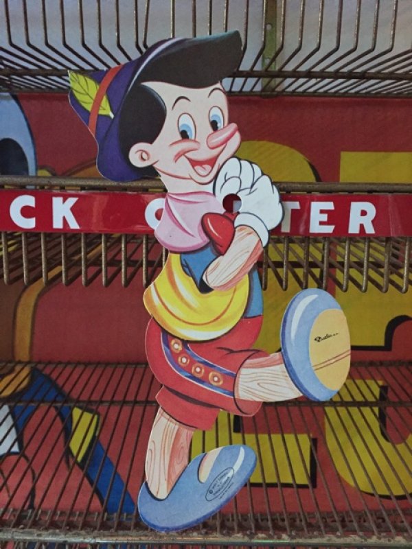 画像1: Vintage WDP Cardbord Decoration Pinocchio (J015)