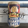 Vintage Quick Quaker Oats Cardboard Container (J961) 