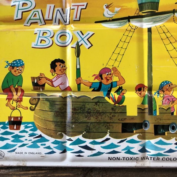 画像2: Vinatge Pirate Paint Box (S037)