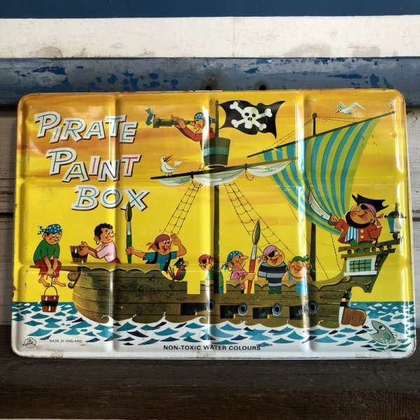 画像1: Vinatge Pirate Paint Box (S037)