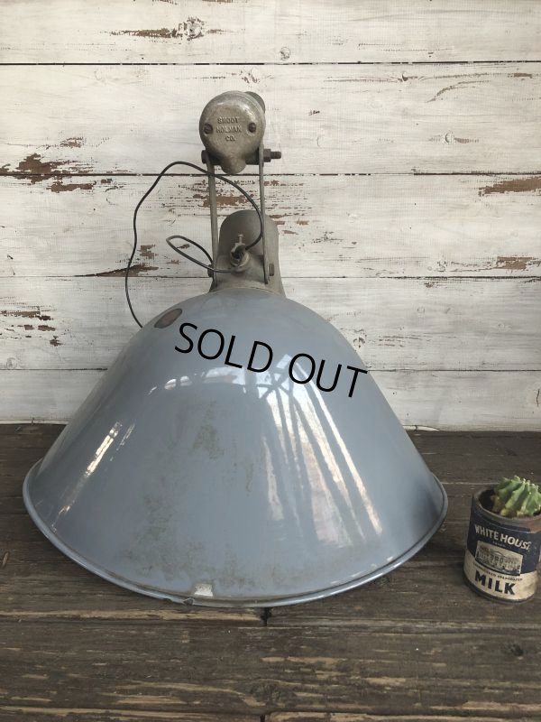 画像1:  Vintage Smoot Holman Industrial Barn Light Shade (S348)