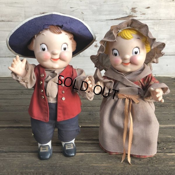 画像1: 70s Vintage Campbell Kids Colonial Doll Set (MA788)