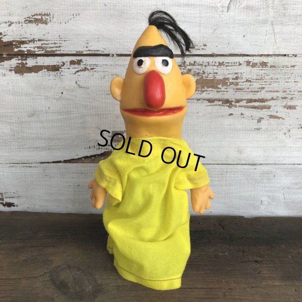 画像2: Vintage Sesame Street Bert Hand Puppet Doll (S630)