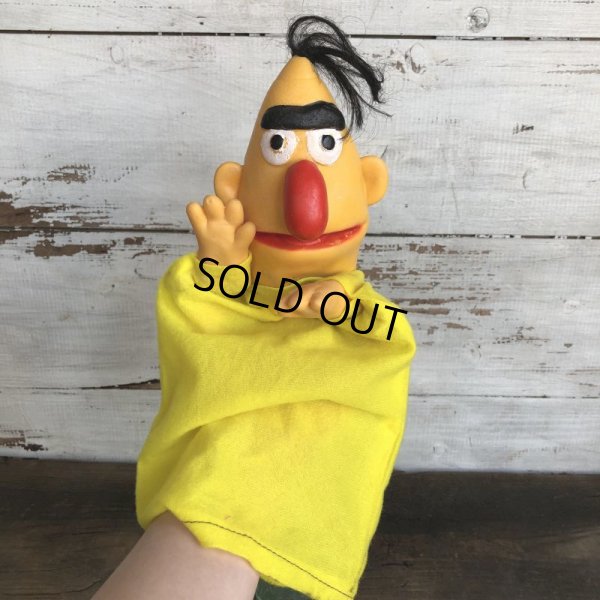 画像1: Vintage Sesame Street Bert Hand Puppet Doll (S630)