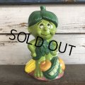 80s Vintage Little Green Sprout Musical Bank (S678)