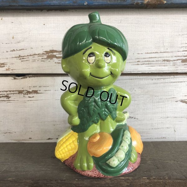 画像1: 80s Vintage Little Green Sprout Musical Bank (S678)