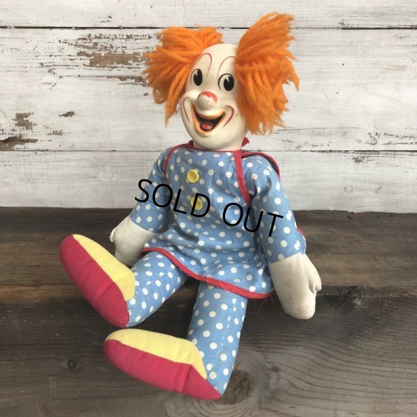 画像1: 60s Vintage Knickerbocker BOZO the Clown Doll (T375)