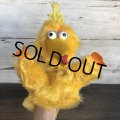 Vintage Knickerbocker Sesame Street Big Bird Hand Puppet Doll (T406)