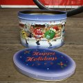 Vintage M&M's Tin Can Happy Holidays (T569)