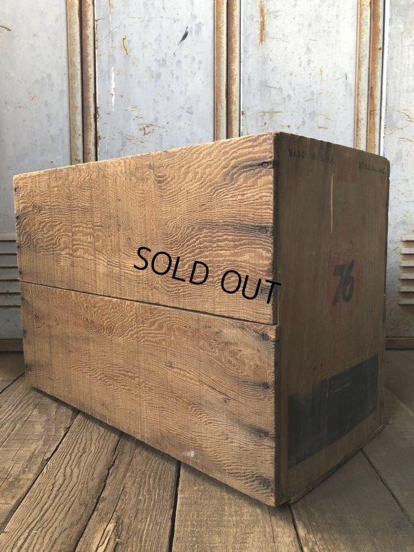 画像2: Vintage 76 Union Oil Woode Crate Box (AL308)