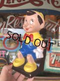 70s Vintage Disney Pinocchio Bank Doll (T899)