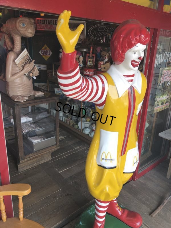 画像3: Vintage Ronald McDonald Store Display Life Size Statue