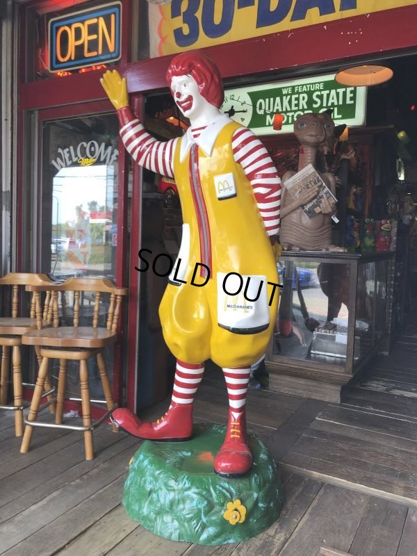 画像2: Vintage Ronald McDonald Store Display Life Size Statue