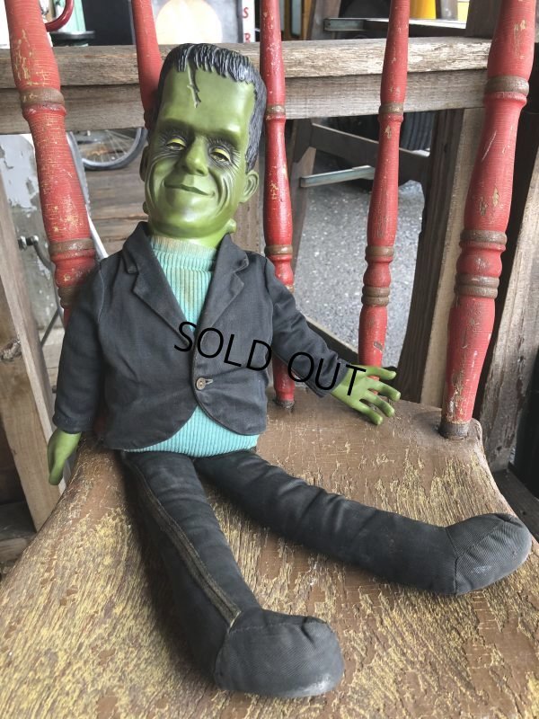 画像1: 60s Vintage Mattel The Munsters TV Show Herman Tanking Doll (B217) 