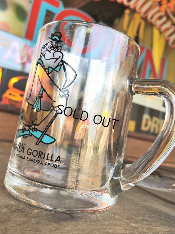 画像2: Vintage Hanna Barbera Magilla Gorilla Mug Glass (B283)