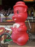 画像4: Vintage Piggy Bank Big Red (S825)