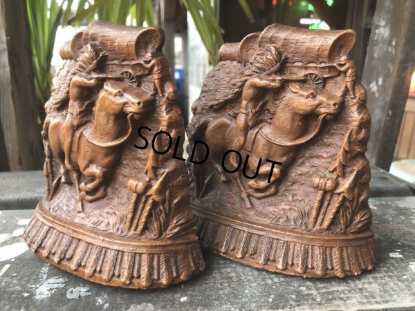 画像2: Vintage Western Indian Bookends (B547)