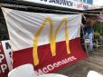 画像2: 70s Vintage Original McDonald's Flag Banner Sign (B565)  (2)