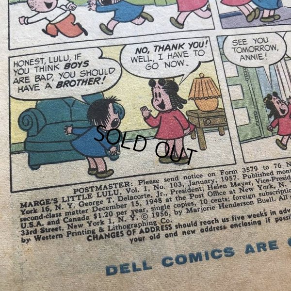 画像2: 50s Vintage DELL Little Lulu Comic (B750) 