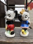 画像4: 50s Vintage NAPCO Walter Lantz  Andy Panda Salt & Pepper Shakers (B749)