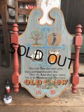 Vintage Old Crow Bourbon Whiskey Wooden Plaque Sign (B756)