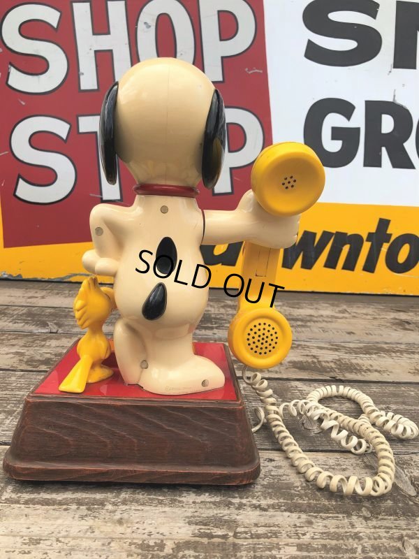 画像2: 70s Vintage Telephone Snoopy (B913)