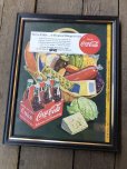 画像4: 50s Vintage Coca-Cola Advertising W/Frame (B935) (4)