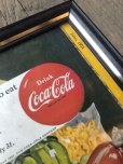 画像3: 50s Vintage Coca-Cola Advertising W/Frame (B935) (3)