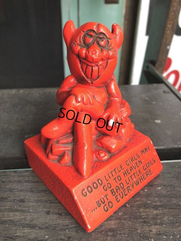 画像2: Vintage Message Doll Red Devil "Good little Girls ..."(B969) 