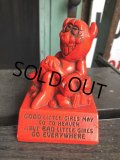 Vintage Message Doll Red Devil "Good little Girls ..."(B969) 