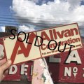 Vintage Sign Allvan Corporation (B284)