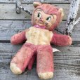 画像6: Vintage Rubber Face Doll Pink Kitty Cat (B393)