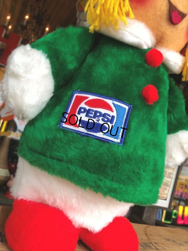 画像2: 70s Vintage Pepsi Christmas Doll 43cm (B440)