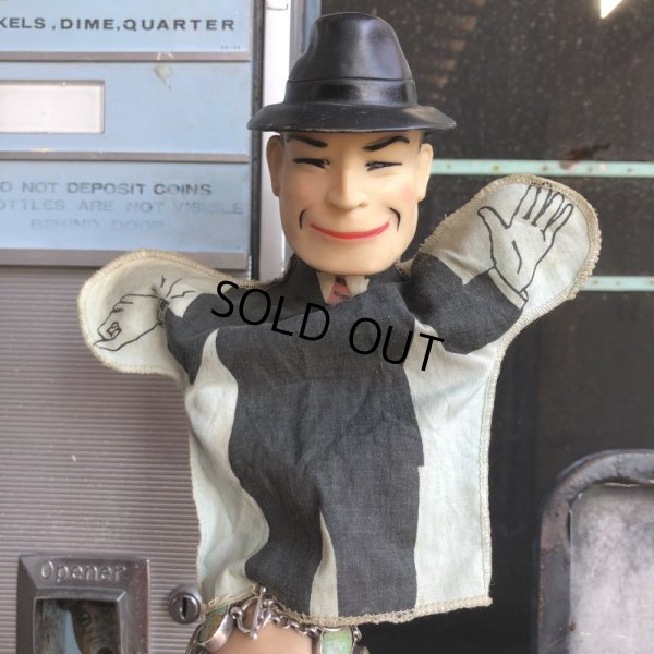 画像1: 60s Vintage Ideal Hand Puppet The Dick Tracy Show Dick Tracy (B474)