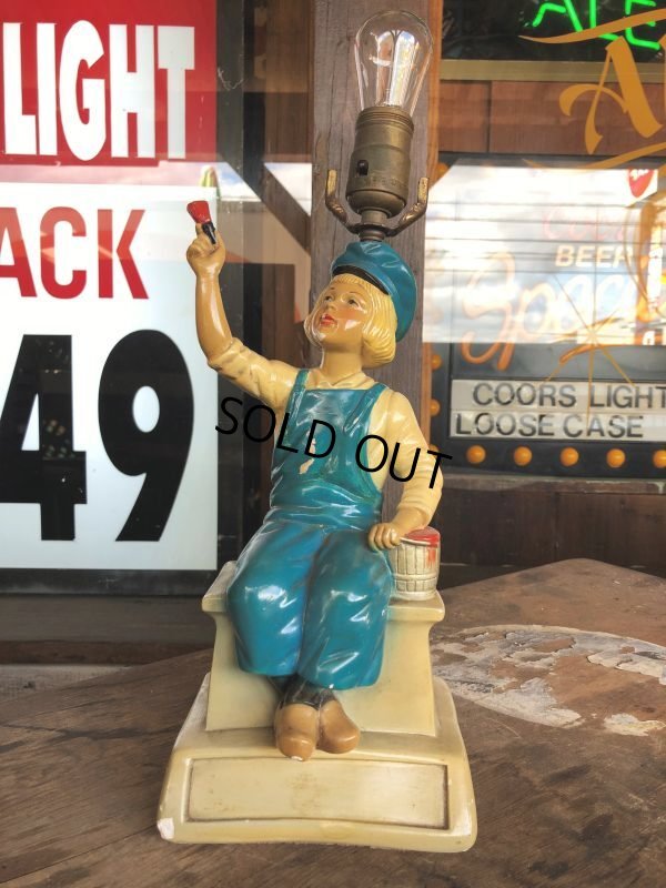 画像1: 40s Vintage Dutch Boy Paint Lamp (PJ627)