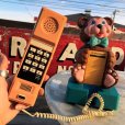 画像1: 80s Vintage Cuddles Teddy Bear Telephone (B508) (1)