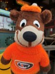 画像2: 70s Vintage A&W Root Beer Rooty Bear Plush (B972) (2)