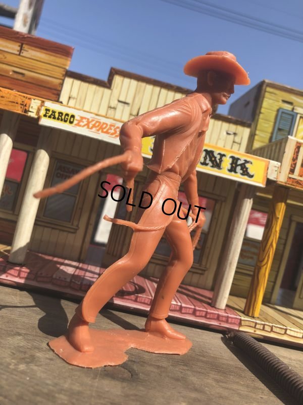 画像2: 60s Vintage Louis Marx Western Action Figure COWBOY (T277)