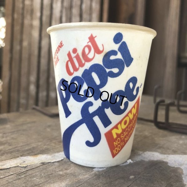 画像1: Vintage Wax Paper Cup Pepsi (B523)