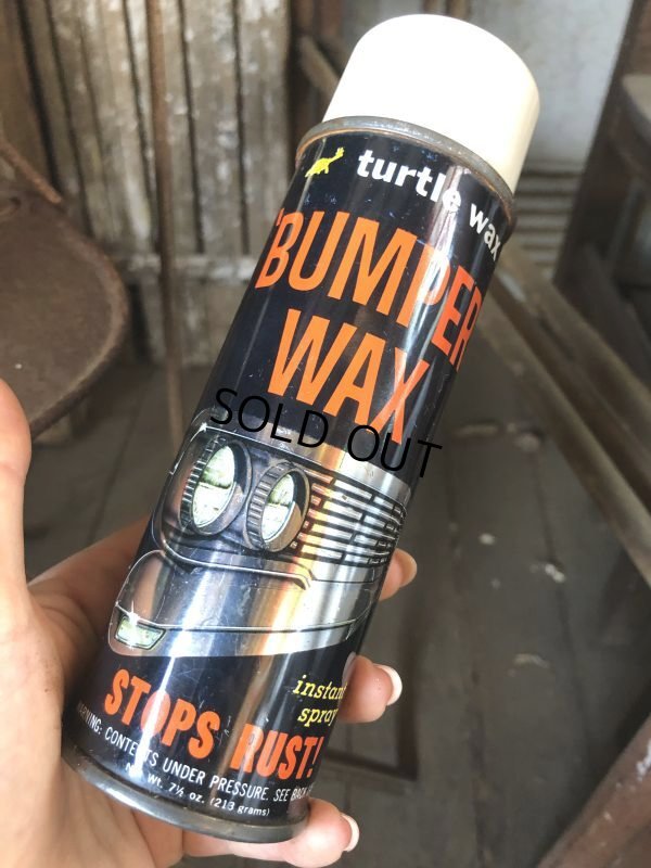 画像1: Vintage Spray Can turtle wax BUMPER WAX (C539) 