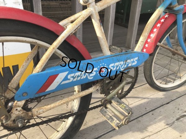 画像2:  【店舗引き取り限定】1970s Vintage Huffy Stars & Stripes Boys Banana Seat Bike (B725)